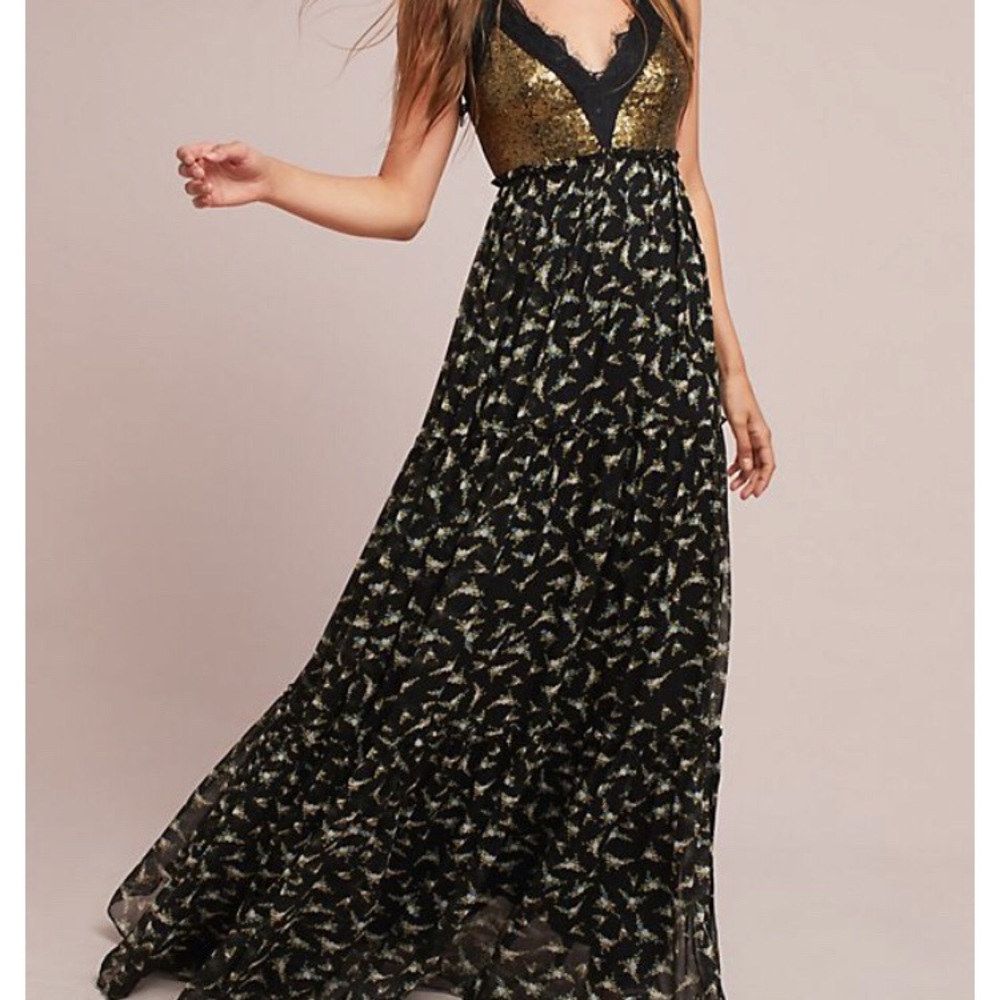 Anthropologie Ranna Gill Lakshmi Maxi Dress